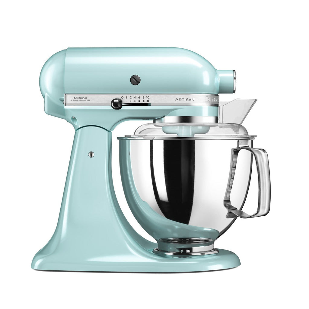 KitchenAid 4,8 L 5KSM175 Artisan Küchenmaschine Allrounderset mit Gemüseschneider+Fleischwolf+Spritzge