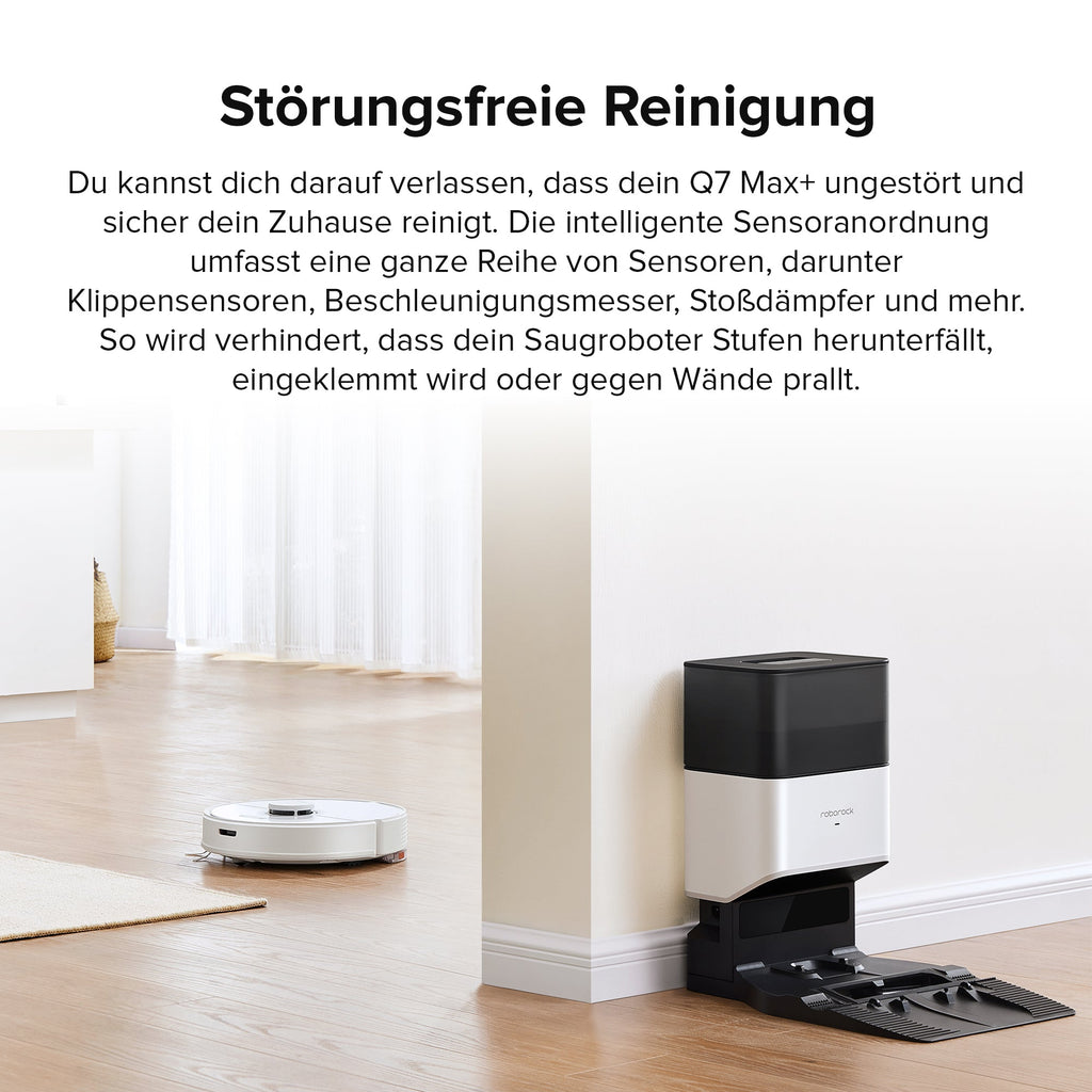 Roborock Q7 Max+ Saug- und Wischroboter mit Auto-Entleerungsstation