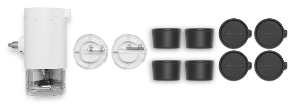 KitchenAid Shave Ice Vorsatz 5KSMSIA inkl Eis- und Sorbet-Rezeptbuch