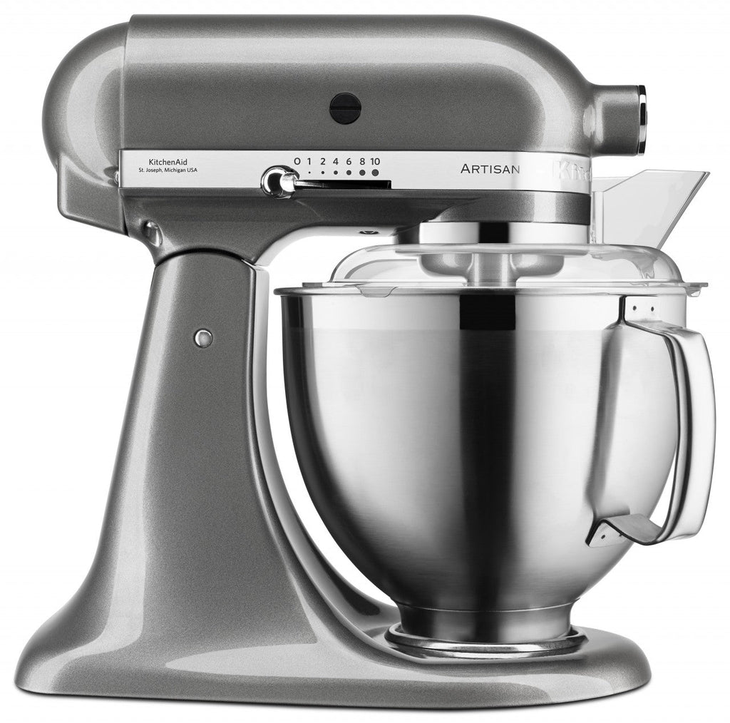 KitchenAid 4,8 L 5KSM185 Artisan Küchenmaschine Allrounderset Fleischwolf+Spritzgebäck+Gemüseschneider