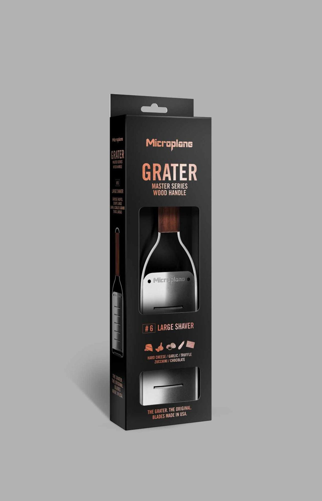 Microplane Master Große Raspel m. Holzgriff