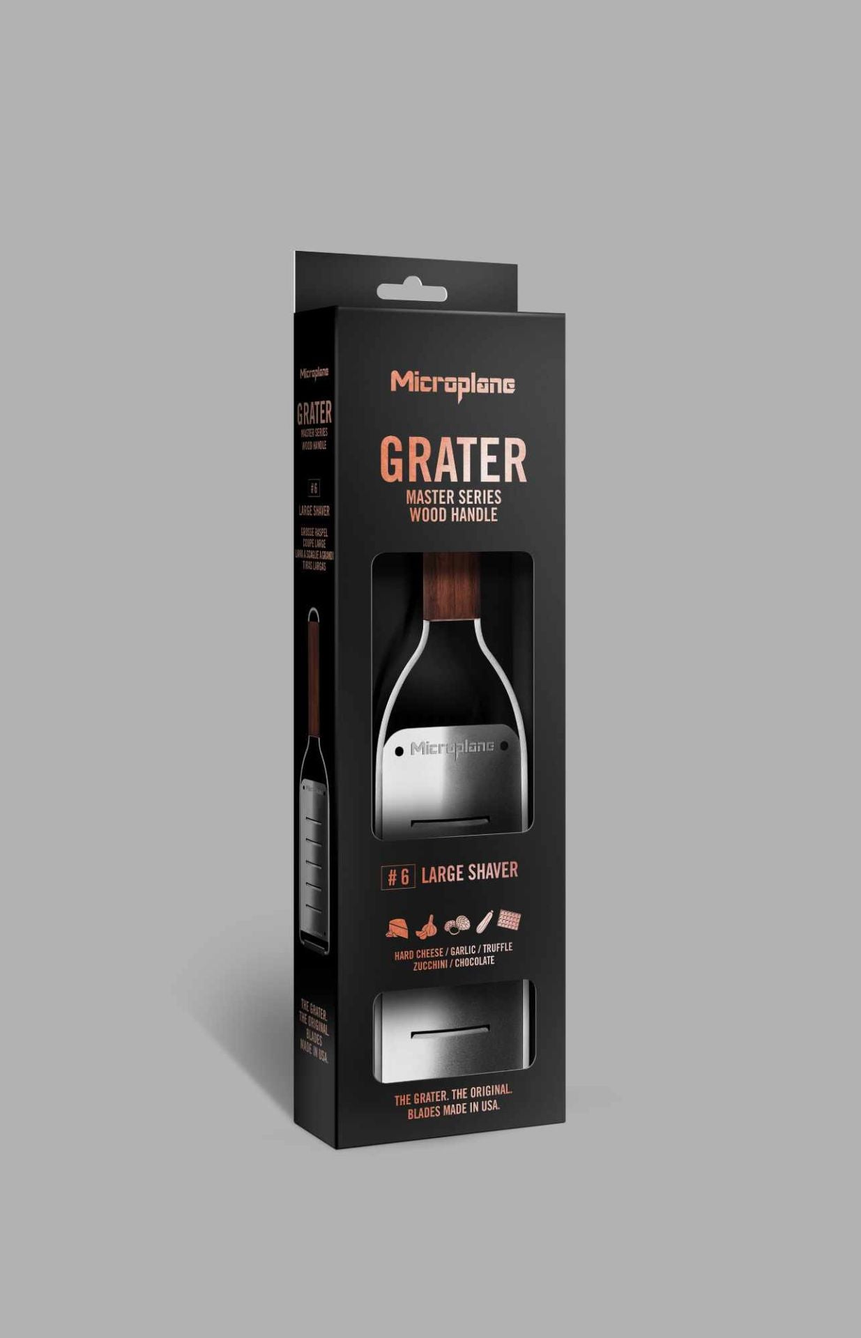 Microplane Master Große Raspel m. Holzgriff